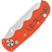 Spyderco Auto Autonomy Button Lock (Orange) (3.75" Satin) [C165GSOR] - Image 2