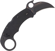 Spyderco Karahawk Lockback G10 (Black) (2.25" Black) [C170GBBKP]