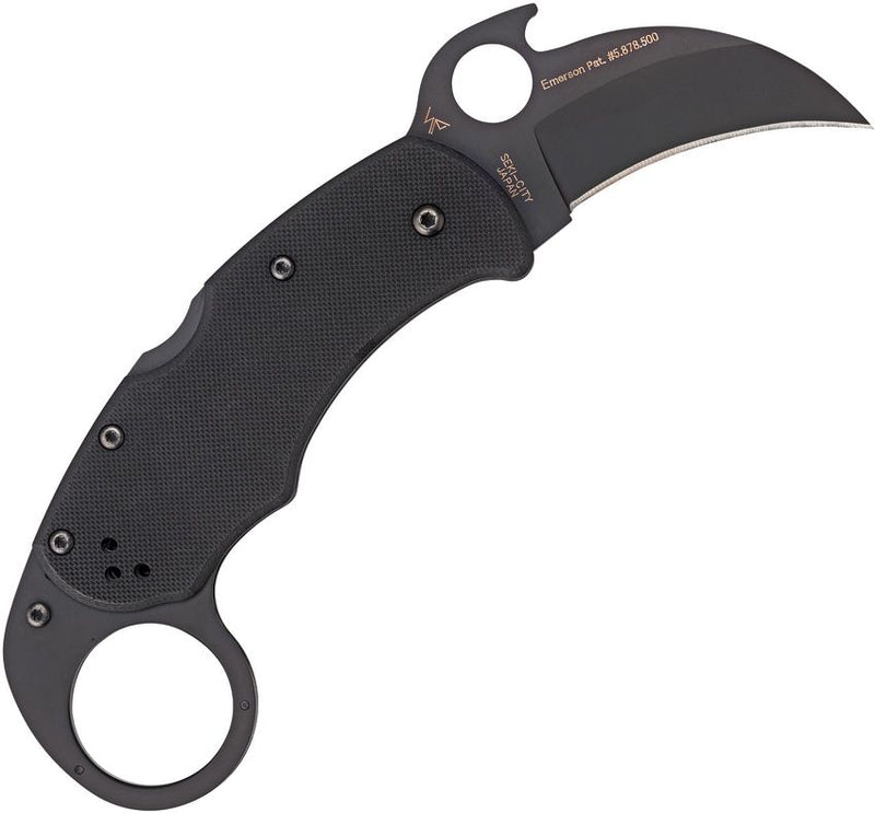 Spyderco Karahawk Lockback G10 (Black) (2.25" Black) [C170GBBKP]