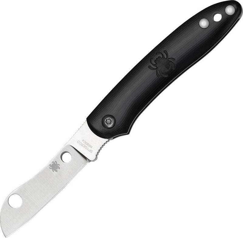 Spyderco Roadie (Black) (2" Satin) [C189PBK]