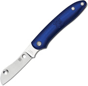 Spyderco Roadie Blue Plain (Blue) (2" Satin) [C189PBL]