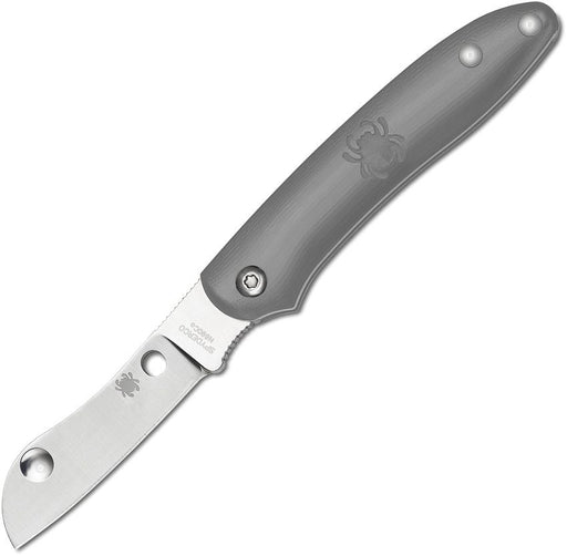 Spyderco Roadie Gray Plain (2" Satin)