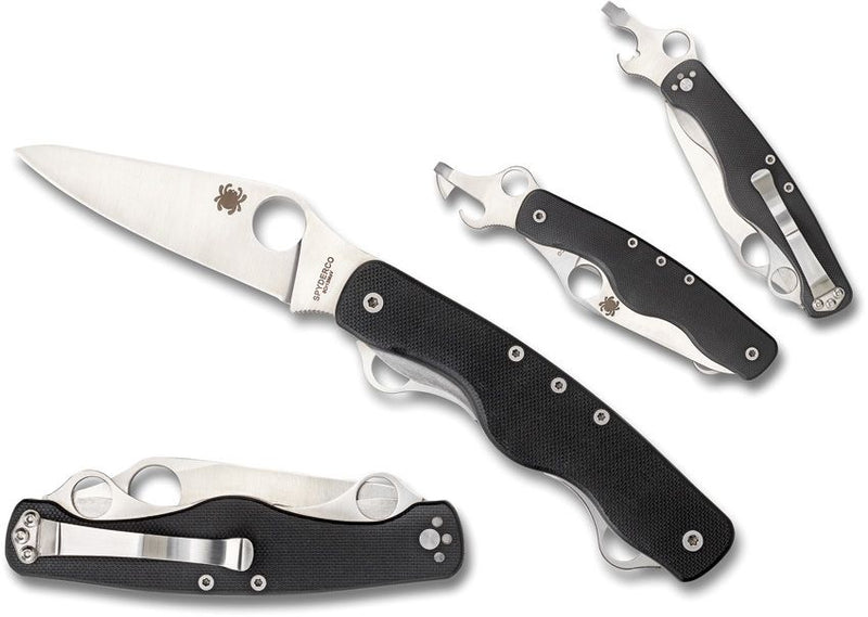 Spyderco ClipiTool Standard (Black) (Satin) [C208GP]