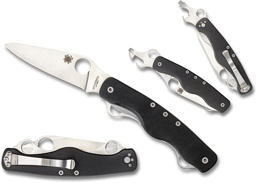 Spyderco ClipiTool Standard (Black) (Satin) [C208GP]