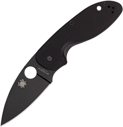 Spyderco Efficient Linerlock Black (Black) (3" Black) [C216GPBBK]