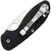 Spyderco Efficient G10 Plain (Black) (3" Satin) [C216GP] - Image 2