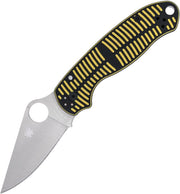 Spyderco Para 3 Salt Yel/Blk MagnaCut (Black) (2.9" Satin) [C223GBKYLMCP]