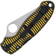 Spyderco Para 3 Salt Yel/Blk MagnaCut (Black) (2.9" Satin) [C223GBKYLMCP] - Image 2