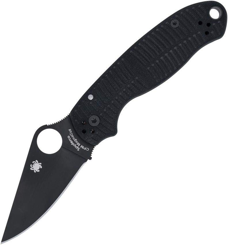 Spyderco Para 3 Salt Compress Lock (Black) (3" Black) [C223GMCBKP]