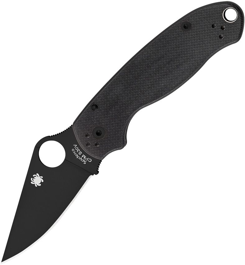 Spyderco Para 3 Black Blade (Black) (3" Black) [C223GPBK]