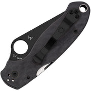 Spyderco Para 3 Black Blade (Black) (3" Black) [C223GPBK] - Image 2