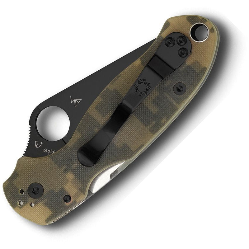 Spyderco Para 3 Black Blade (3" Satin) - Image 2