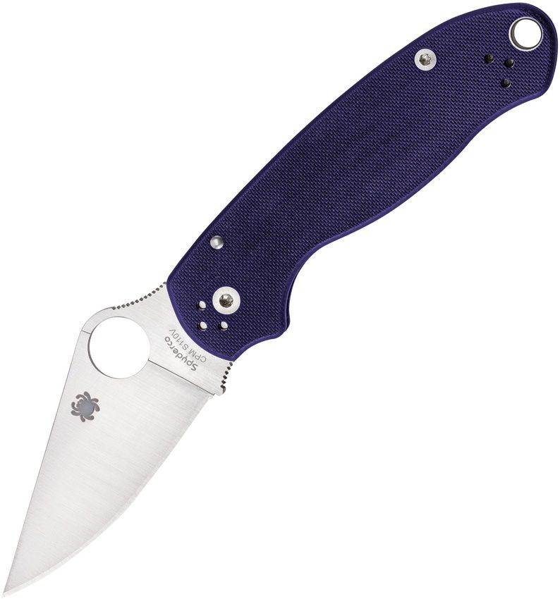 Spyderco Para 3 Compression Lock (Blue) (3" Satin) [C223GPDBL]