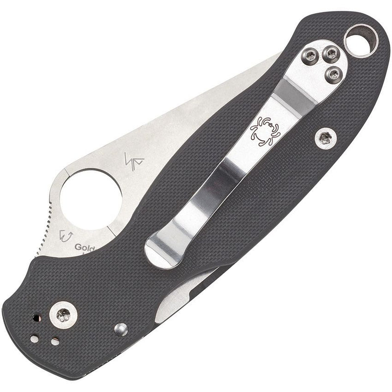 Spyderco Para 3 Compression Lock Gray (Gray) (3" Satin) [C223GPDGY] - Image 2