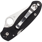 Spyderco Para 3 Satin Blade (Black) (3" Satin) [C223GPS] - Image 2