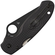 Spyderco Para 3 Compression Lock (Black) (3" Satin) [C223PBBK] - Image 2