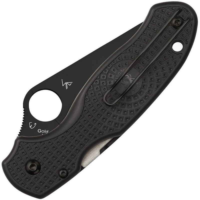 Spyderco Para 3 Compression Lock (Black) (3" Satin) [C223PBBK] - Image 2