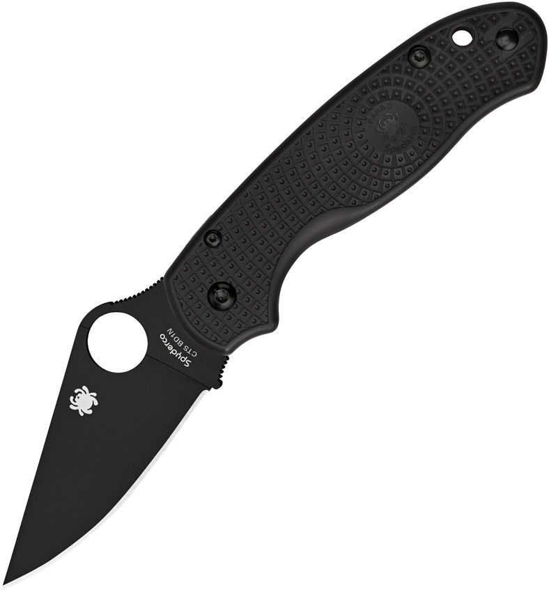 Spyderco Para 3 Compression Lock (Black) (3" Satin) [C223PBBK]