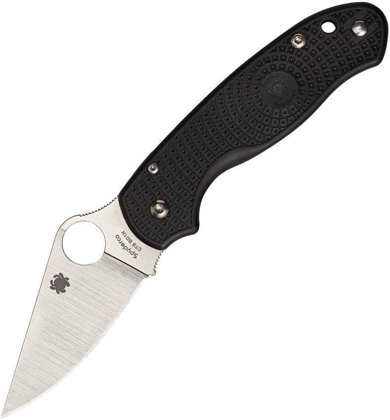Spyderco Para 3 Compression Lock (Black) (3" Satin) [C223PBK]