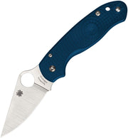 Spyderco Para 3 Compression Lock (Blue) (3" Satin) [C223PCBL]