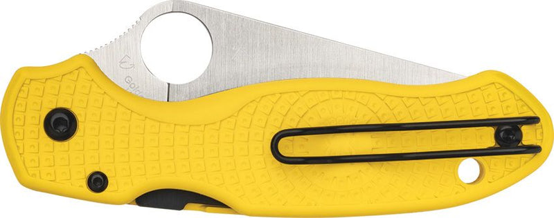 Spyderco Para 3 Compress Lock Salt (Yellow) (2.93" Satin) [C223PYL] - Image 2