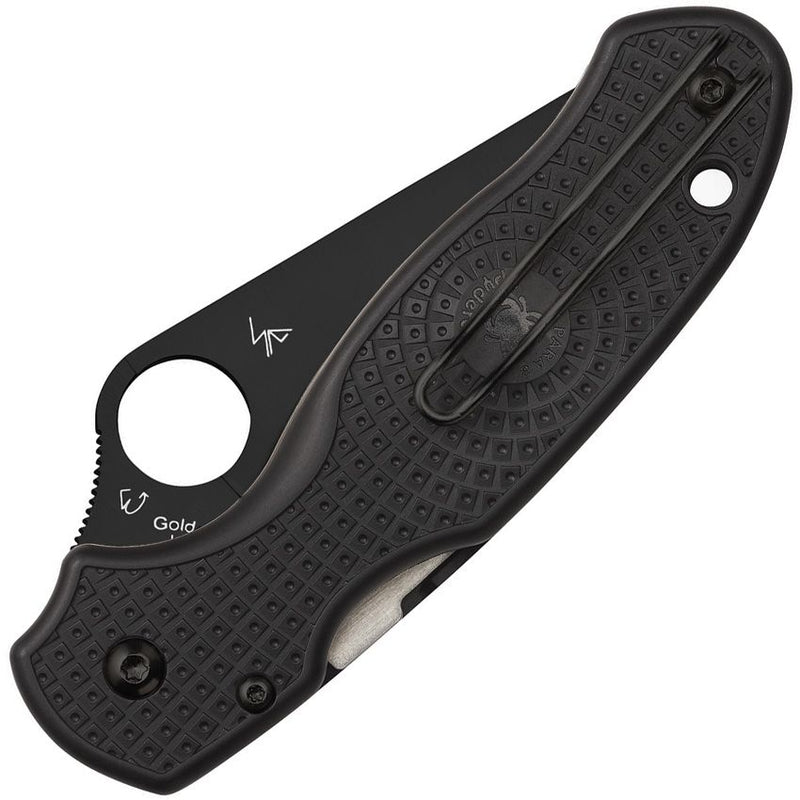 Spyderco Para 3 Compression Lock Blk (Black) (3" Black) [C223SBBK] - Image 2