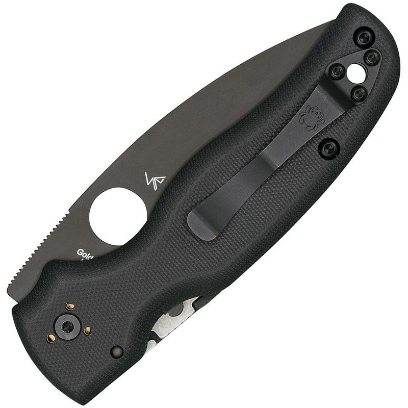Spyderco Shaman Compression Lock (Black) (3.63" Satin) [C229GPBK] - Image 2