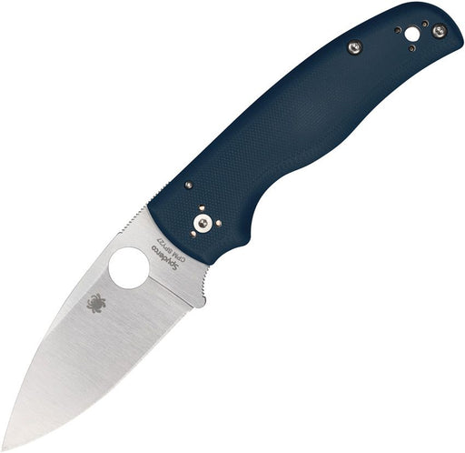 Spyderco Shaman Compression Lock (Blue) (3.63" Satin) [C229GPCBL]