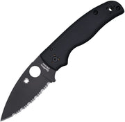 Spyderco Shaman Compression Lock (Black) (3.63" Black) [C229GSBK]