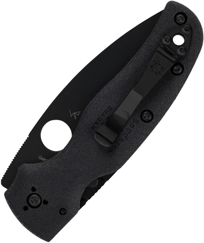 Spyderco Shaman Light Compres Lock (Black) (3.63" Black) [C229PBBK]