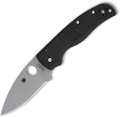 Spyderco Shaman Compression Lock (Black) (3.5" Satin) [C229PBK]
