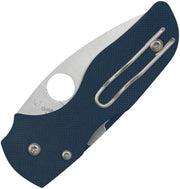 Spyderco Lil' Native Compression Cobalt (Blue) (2.38" Satin) [C230GPCBL] - Image 2