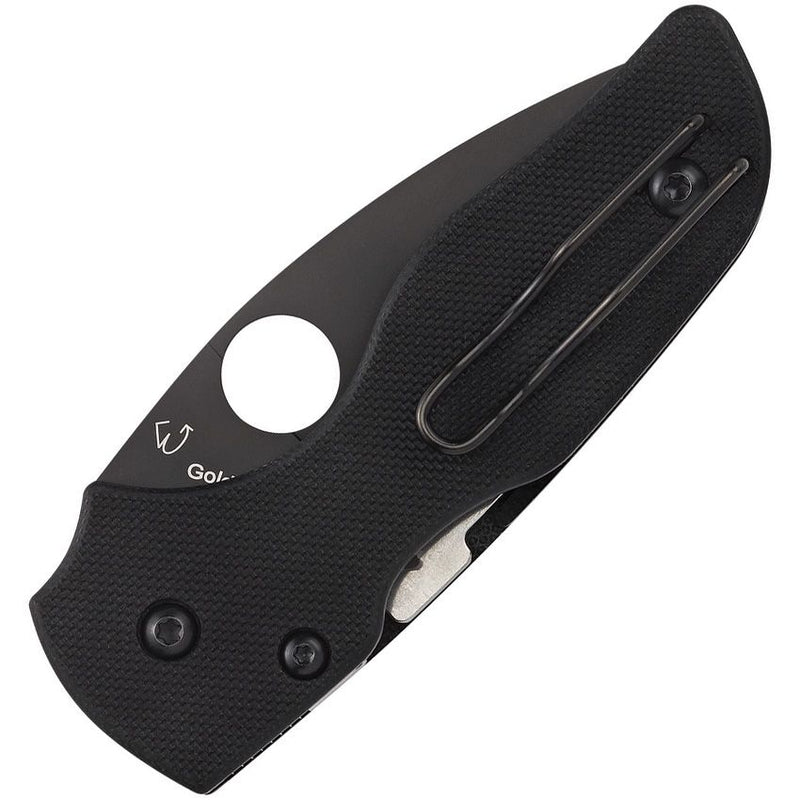 Spyderco Lil Native Compression Lock (Black) (2.5" Black) [C230GSBBK] - Image 2
