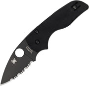 Spyderco Lil Native Compression Lock (Black) (2.5" Black) [C230GSBBK]