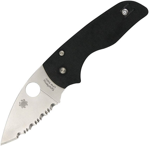 Spyderco Lil Native Compression Lock (Black) (2.25" Satin) [C230GS]