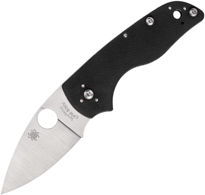 Spyderco Lil' Native Slipit Black (Black) (2.5" Satin) [C230NLGP]