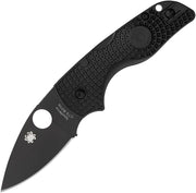 Spyderco Lil' Native Lockback Black (Black) (2.38" Black) [C230PBBK]