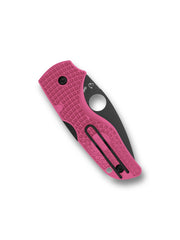 Spyderco Lil’ Native Lightweight Pink FRN Black DLC Folding Knife [C230PPNBK] - product view 3