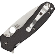 Spyderco Amalgam Compression Lock (Black) (3.88" Satin) [C234CFP] - Image 2
