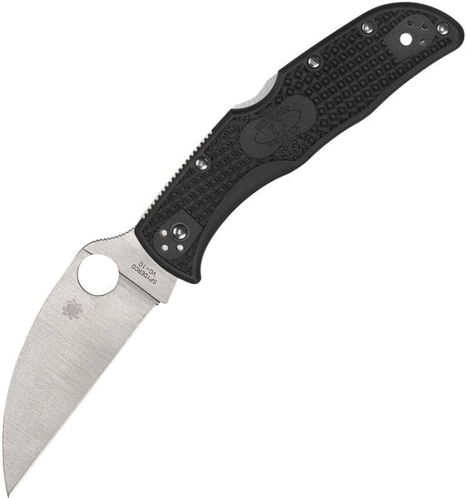Spyderco Endela Lockback Wharncliffe (Black) (3.5" Satin) [C243FPWCBK]