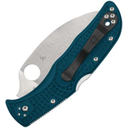 Spyderco Endela Lightweight Lockback (Blue) (3.5" Satin) [C243FPWK390] - Image 2