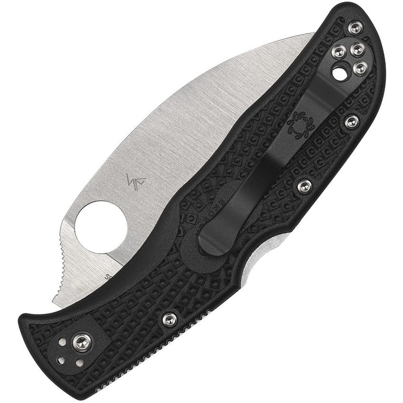Spyderco Endela Lockback Wharncliffe (Black) (3.5" Satin) [C243FSWCBK] - Image 2