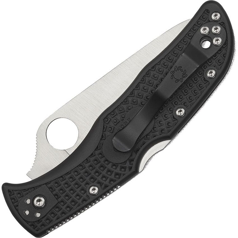 Spyderco Endela Lockback (Black) (3.5" Satin) [C243PBK] - Image 2