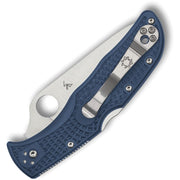 Spyderco Endela Lockback CPM SPY27 (Blue) (3.38" Satin) [C243PCBL] - Image 2