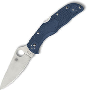 Spyderco Endela Lockback CPM SPY27 (Blue) (3.38" Satin) [C243PCBL]