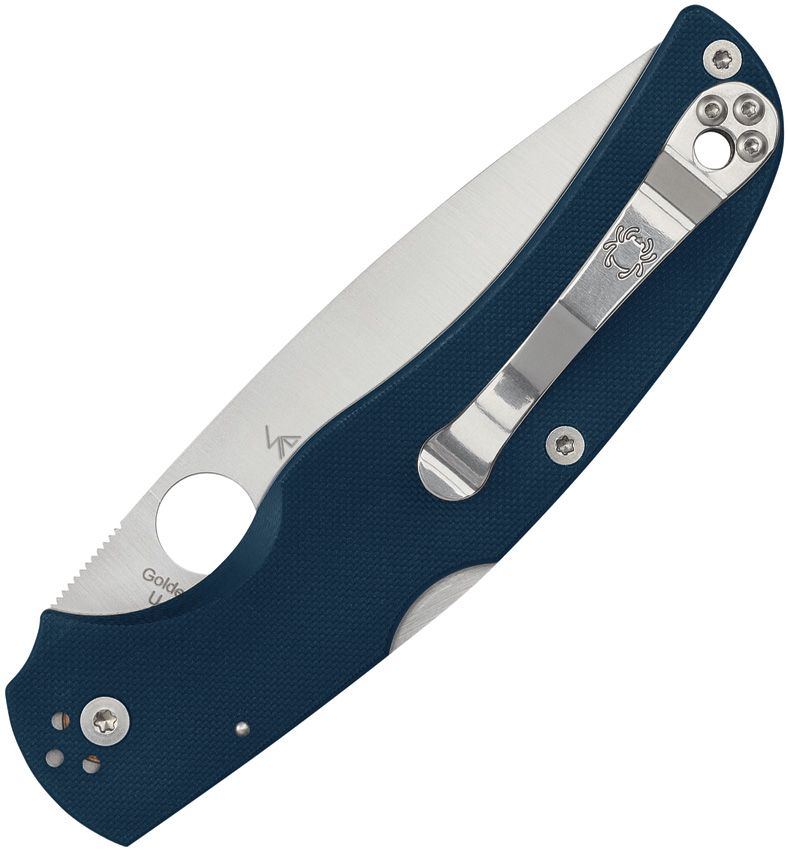 Spyderco Native Chief Lockback Cobalt (Blue) (4.13" Satin) [C244GPCBL] - Image 2