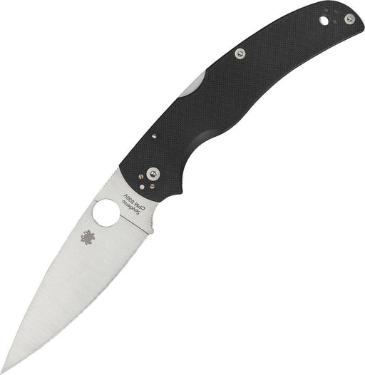 Spyderco Native Chief Lockback (Black) (4" Satin) [C244GP]