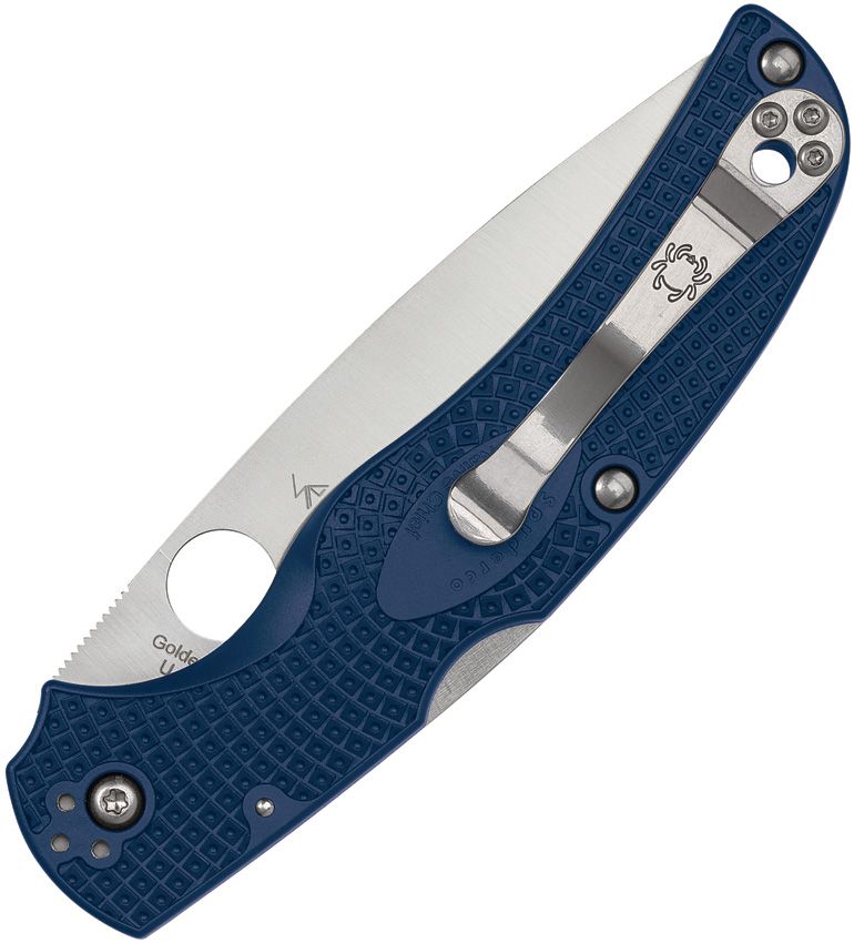 Spyderco Native Chief Lockback Blue (Blue) (4.13" Satin) [C244PDBL] - Image 2