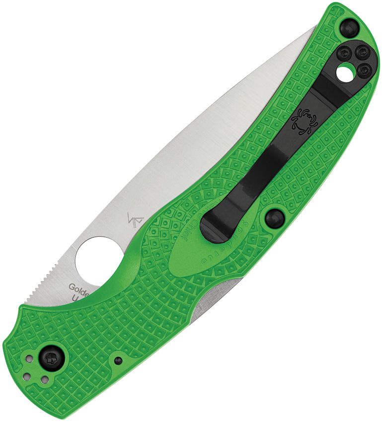 Spyderco Native Chief Lockback Salt Grn (Green) (4" Satin) [C244PGR] - Image 2