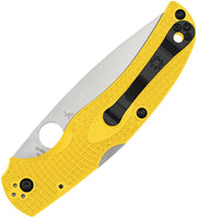 Spyderco Native Chief Lockback Salt Ylw (Yellow) (4" Satin) [C244SYL] - Image 2